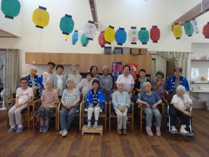 全員集合！夏祭りを満喫しました(*^^)v