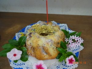 クラウン型で焼きました！